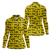 Maxcorners Yellow Sunglasses Rubber Duck Hawaiian Golf Shirt, Hawaiian Golf Shirt, Golf Tops For Women, Printed Golf Shirt LM1507