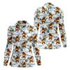 Maxcorners Funny Bigfoot Carrying Hot Dog Float Beach Golf Polo Shirt, Hawaiian Golf Shirt, Golf Apparel For Women LM1507
