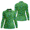 Maxcorners Golf Course Layout Golf Shirt, Fairway Water Hazard Pattern, Golf Shirt For Women LM1507