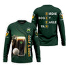 Maxcorners Birdie Bogey Eagle Par Cheers Fckers Golf And Beer St Patrick's Day Green Golf Tops For Men, Golf Shirts For Men