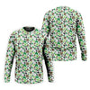 Maxcorners Leopard Pattern St Patrick's Day Shamrock Golf Shirt, Fun Golf Shirts For Men, Polo Shirts For Men