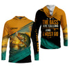 Maxcorners The Bass Are Calling And I Must Go SPF Shirt For Men, Gift For Fisherman, Largemouth Bass Fishing