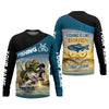 Maxcorners Funny Fishing Humor UPF Shirt, Personalized Bass Fishing Shirt for Men
