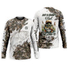 Maxcorners Personalized Funny Fishing Shirt for Men, Grumpy Old Man That Loves to Fish Long Sleeve, Camo Fisherman Gift