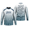 Maxcorners Pro Fishing Shirt for Men, Long Sleeve UPF Performance Fishing Shirt, Bass Angler Shirt