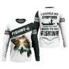 Maxcorners Personalized Funny Fishing Shirt, I Google My Symptoms Need To Go Fishing, Fishing UPF Shirts