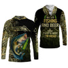 Maxcorners Bass Fishing And Beer That's Why I'm Here Camouflage Fishing Shirts, Funny Fishing Shirt, SPF Shirt For Men