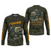 Maxcorners Gone Fishin In The Afterlife Horror Fishing SPF Shirt For Men, Halloween Fishing Jersey, Presents For Fishermen