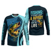 Maxcorners Fishing It's Not Just A Hobby It's A Way Of Life Fishing UPF Shirts, Fishing Gifts For Men