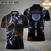 Maxcorners Golden Darts Royal Pattern Multicolor Options Personalized Name, Team Name 3D Shirt (6 Colors)