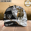 Maxcorners Hunting Deer Camo Woods Multicolor Options Personalized Name 3D Cap