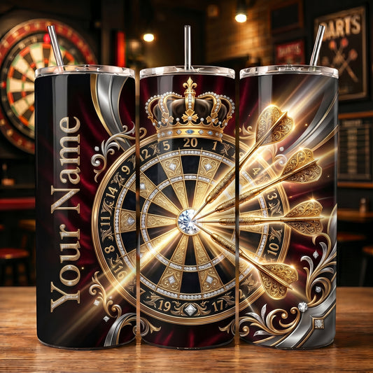 Maxcorners Darts Royal Dartboard Personalized Name 3D Cup