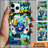 Maxcorners Bowling Strike Cartoon Beer Party Multicolor Personalized Name 3D Phone Case