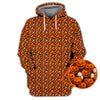 Maxcorners Pumpkin Pattern Golf Shirt, Halloween Golf Shirt For Golfes, Crazy Golf Shirt For Golf Lover