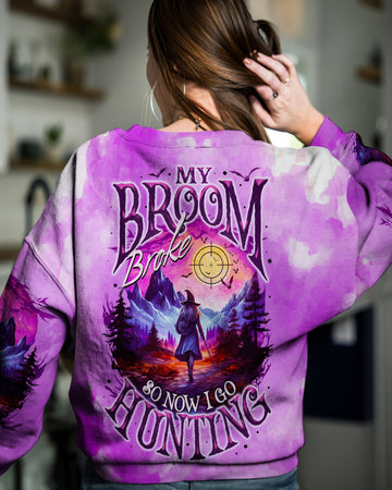 Maxcorners My Broom Broke So Now Halloween Hunting All Over Print LM1601