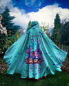 Maxcorners My Broom Broke So Now Halloween Camping Hooded Cloak LM2101