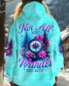 Maxcorners Not All Who Wander Are Lost Compass All Over Print LM1501