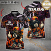 Maxcorners Billiard Street Style 8-Ball Multicolor Customized Name, Team Name 3D Shirts