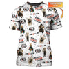 Maxcorners Skeleton Born To Play Poker Polo Shirt Custom Name, ACE Poker All In Tee - Gift for HimLM1009