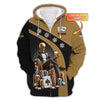 Maxcorners Custom Poker Shirt - Black & Gold Skeleton King Design with Chips and Whiskey - Personalized Casino Tee for Card SharksLM1009