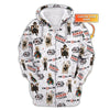 Maxcorners Skeleton Born To Play Poker Polo Shirt Custom Name, ACE Poker All In Tee - Gift for HimLM1009
