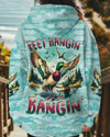 Maxcorners (Hot Deal) Feet Hangin' We Bangin' Hunting Duck Camo All Over Print LM1601