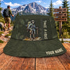 Maxcorners Hiking Take A Hike Forest Backpacker Personalized Name 3D Cap