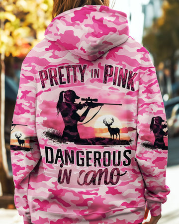 Maxcorners (Hot Deal) Pretty In Pink Hunting Camo All Over Print LM1601