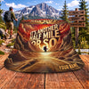 Maxcorners Hiking Another Half Mile Mountain Trail Personalized Name 3D Cap