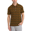 Maxcorners Halloween Pattern Golf Shirt, Funny Halloween Golf Shirt, Golf Gift For Golfer