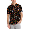 Maxcorners Funny Pattern Golf Shirt, Flamingo Golf Shirt, Halloween Golf Shirt For Golfer