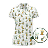 Maxcorners Funny Pattern Cocktail Golf Polos, Men Golf Shirt, Golf Gift For Golfers