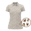 Maxcorners Pattern Golf Shirt For Men, Crazy Pug Golf Shirt, Dog Golf Shirt For Golfer