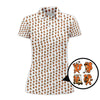 Maxcorners Pattern Golf Shirt, Squirrel Golf Shirt, Funny Golf Shirt For Men