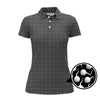 Maxcorners Funny Golf Shirt, Pattern Golf Balls Polos For Men, Crazy Golf Shirts For Golfers