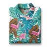 Maxcorners Flamingo Tropical Bigfoot Mode Golf Polo Shirt