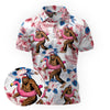 Maxcorners Patriotic Pool Sasquatch Golf Polo Shirt