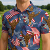 Maxcorners 4th of July Vibes Golf Polo Shirt