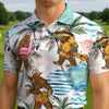 Maxcorners Bigfoot’s Beach Fiesta Golf Polo Shirt