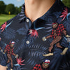 Maxcorners Beer Run Bigfoot Golf Polo Shirt