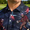 Maxcorners Beer Run Bigfoot Golf Polo Shirt