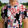 Maxcorners Bigfoot’s Freedom July Golf Polo Shirt