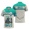 Maxcorners Diving Custom Name 3D Shirt Born To Dive Personalized Gift For Diver Lovers LM2111