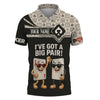 Maxcorners Custom Poker Shirts, Custom Playing Cards Shirt for Men, I've Got A Big Pair, Poker Gift for LoverLM1009