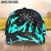 Maxcorners Darts Thunder Multicolor Option Personalized Name 3D Cap