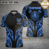 Maxcorners Darts Polo Shirt Lion Dartboard Crossed Darts Design Multi Options Personalized Name, Team Name Unisex 3D Shirt (6 Colors)