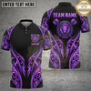 Maxcorners Darts Polo Shirt Lion Dartboard Crossed Darts Design Multi Options Personalized Name, Team Name Unisex 3D Shirt (6 Colors)