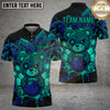 Maxcorners Bowling Shirt Gothic Teddy Bear Bowling Graphic Multi Options Personalized Name, Team Name Unisex 3D Shirt (4 Colors)