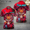 Maxcorners Darts Fox Cartoon Graffiti Target Crystal Personalized Name, Team Name Unisex 3D Shirt (4 Colors)