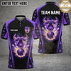 Maxcorners Bowling Bull Lightning Strike Design Fiery Bowling Ball & Pins Personalized Name & Team Edition Multi Options Personalized Name, Team Name Unisex 3D Shirt (4 Colors)